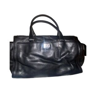 Coach Legacy Chelsea Black Leather Carryall Tote Bag 25359